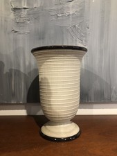 JOLI VASE EN CÉRAMIQUE ART DÉCO signé L.BRISDOUX  ( BONNY SUR LOIRE, LOIRET )