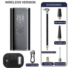 Pompe à Air Sans Fil 150psi Gonfleur De Pneus Électrique Rechargeable Voiture 