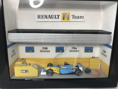 Diorama renault paddock - renault,