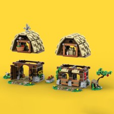 ZITIANYOUBUILD Modular Building: Mill Village pour Medieval Castle 1728 pièces