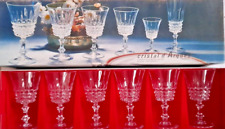 Cristal d'Arques 6 verres a vin modèle tuilerie comme neuf