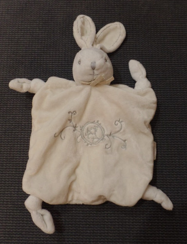 B1g doudou lapin plat crème - doudou,