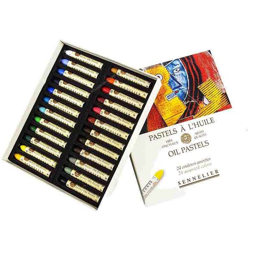 Boite pastels huile - boite,