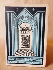 LE ROMANT DE JEHAN DE PARIS - A L'ENSEIGNE DU POT CASSÉ - 1926