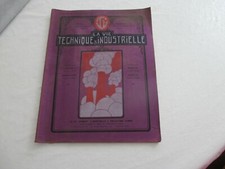 arts et métiers : REVUE LA VIE TECHNIQUE INDUSTRIELLE N 17 1921