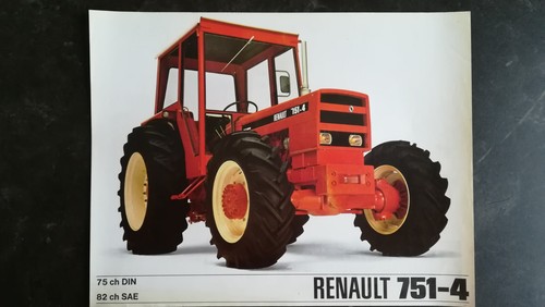 Brochure tracteur renault - brochure,