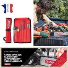 Kit Affûtage Universel Portable Tronçonneuse Limes Rondes Plates Guide Lime Ect