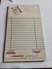 Facturier  ANTAR  Mono années