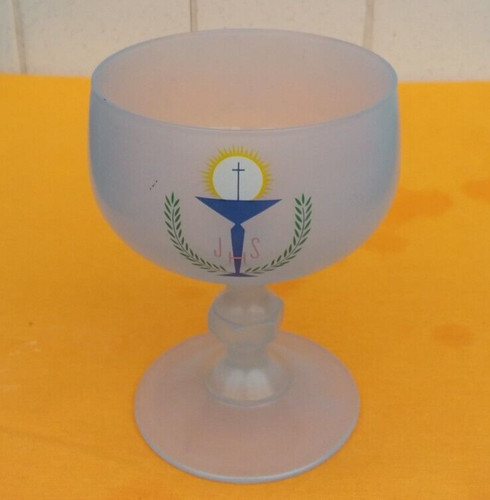 Ancien verre calice - verre, de