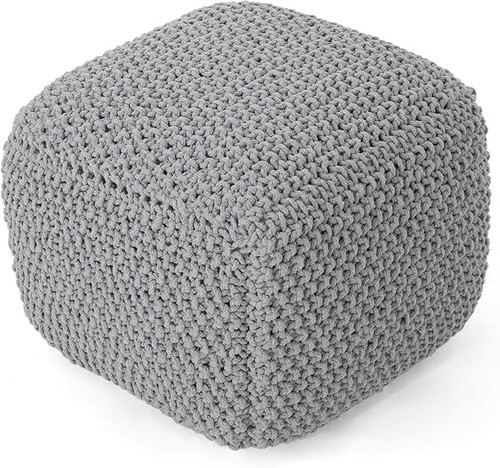 Teresa knitted cotton square - teresa,