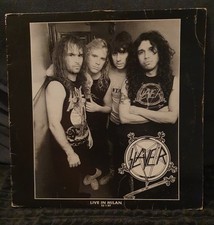 SLAYER "Live In Milan" 2Lp Live  RARE  !!  Megadeth Metallica