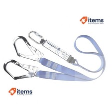 Double Élastiqué 1.8m Lanière Avec Amortisseur Sécurité Harnais Personnel