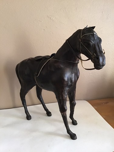 Figurine cheval cuir - cheval, cm