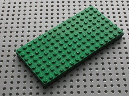 Grande brique verte lego - brique,
