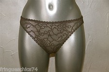 panty culotte dentelle grise