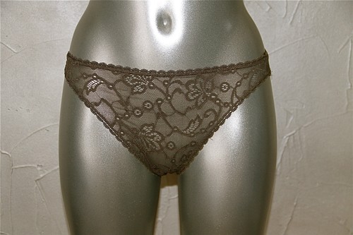 Panty culotte dentelle grise - culotte,