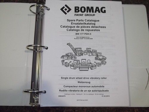 Bomag 177 pdh - pdh-5, manuel