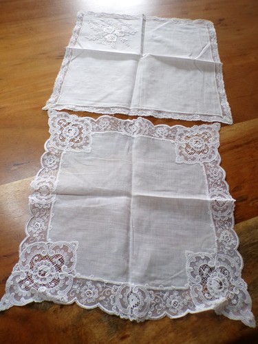 Linge ancien mouchoirs de - ancien,