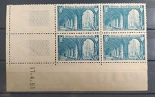 BLOC COIN DATÉ 4 TIMBRES