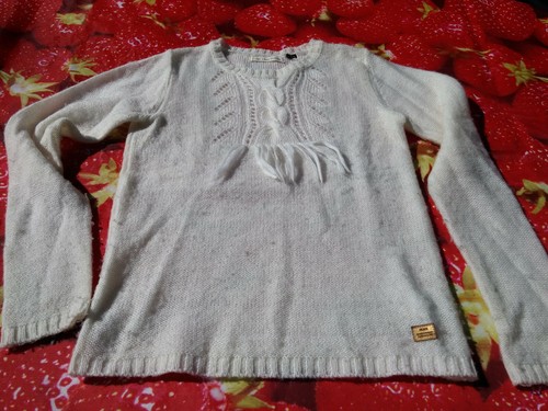 Ans pull ikks ivoire en - 12,