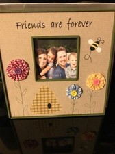 Friends Are Forever 3.5x3.5 Tabletop Photo Frame