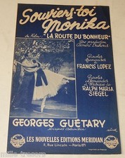 Partition 1951 SOUVIENS-TOI