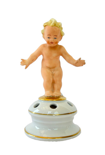 Pique fleurs porcelaine carl - pique-fleurs,