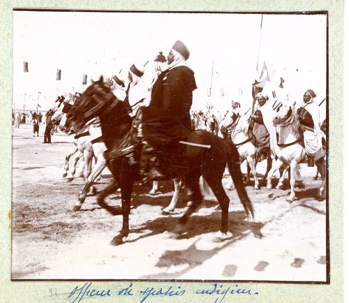 Tunisie officiers spahis - officiers, de