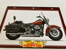 Harley Davidson 1450 FLSTC Heritage Softail fiche carte moto passion Atlas