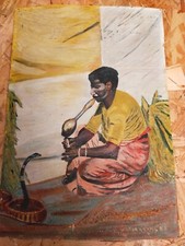 Tableau charmeur de serpents -