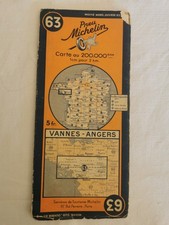 Ancienne carte routière PNEU