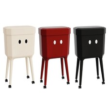 Poubelle de cuisine haute et polyvalente avec roulettes et poubelle de bureau