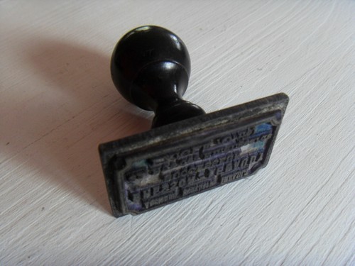Ancien tampon bois - ancien,