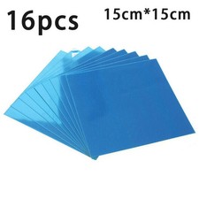 16PCS Miroir Carrelage Mural Autocollant Carré Adhésif Pièce Décor Art Maison