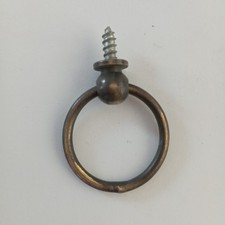 Anneau de style Louis XVI/Directoire en laiton bronze, tiroir, meuble