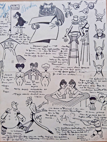 Dessin original signé moriss - original,