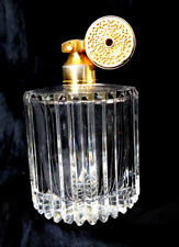 Marcel Franck , Vaporisateur a pompe  Parfum ,  Cristal a côtes , Baccarat ?