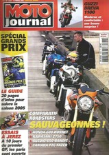 MOTO JOURNAL N°1658 HONDA 600 HORNET /KAWA Z750 / SUZ 650 BANDIT / YAM FZ6 FAZER