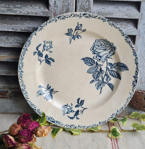 Ancien grand plat - grand, terre