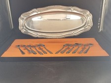 SERVICE A POSSONS GUY DEGRENNE INOX MASSIF PLAT COUTEAU FOURCHETTE VINTAGE