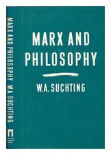 SUCHTING, W. A. Marx et philosophie : trois études 1986 couverture rigide
