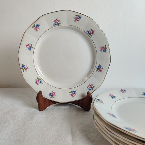 Assiettes plates décor - décor, fleuri