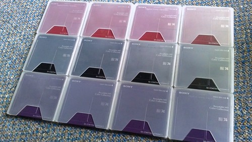 Minidisc sony color - minidisc,