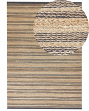 Tapis beige gris jute - et, en