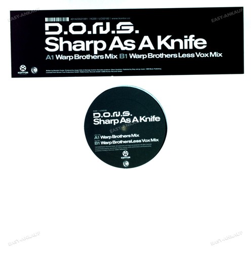 Sharp as a knife - -,
