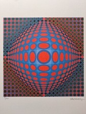 Signé Victor Vasarely -