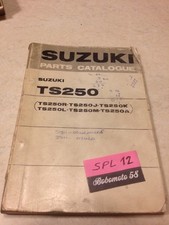Suzuki Parts list TS250 TS 250 R J K L M A 250TS catalogue liste pièce détachée