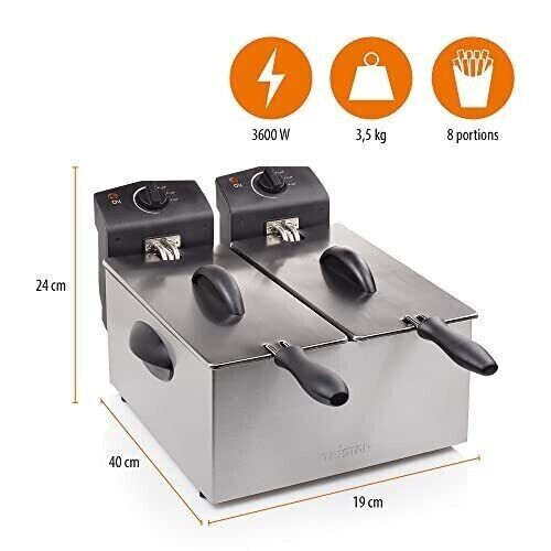 Friteuse cuisine double - friteuse,