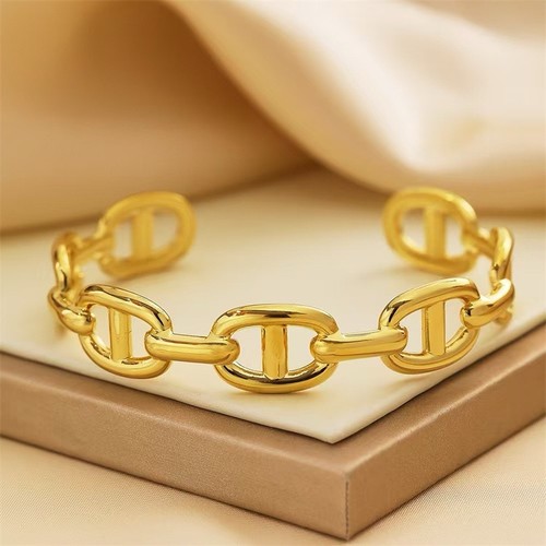 Bracelet jonc marine - , acier