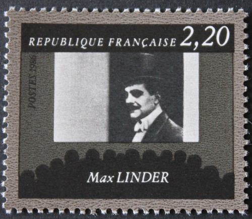 Timbre france max lindner - france,